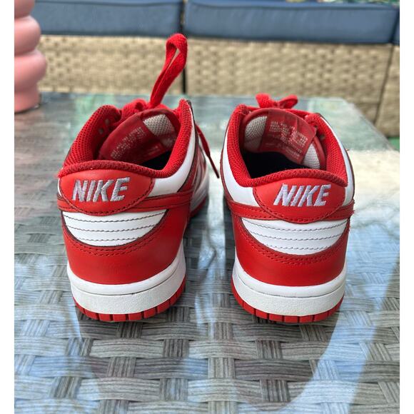 Nike Dunk Low University Red / White – Kids 5Y - Picture 3 of 8
